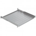 Полка 19" 1U глиб. 450-540мм, регульована RAL 7035 Mirsan (MR.HRM1U45.02)