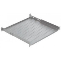 Полка 19" 1U глиб. 450-540мм, регульована RAL 7035 Mirsan (MR.HRM1U45.02)