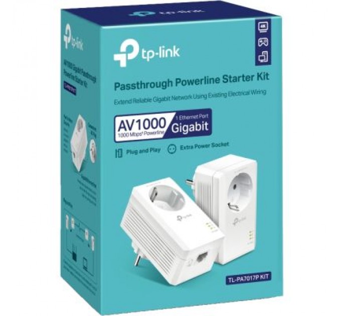 Адаптер Powerline TP-Link TL-PA7017PKIT