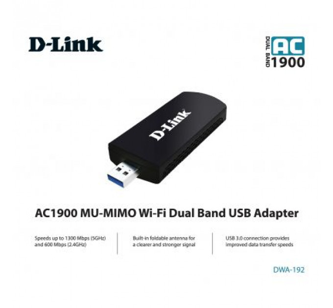 Мережева карта Wi-Fi D-Link DWA-192