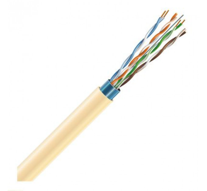 Кабель мережевий ЗЗКМ FTP 305м 4*2*24AWG[0,51] мідь[СU] cat.5e, малодимний [LSZH] (72568)