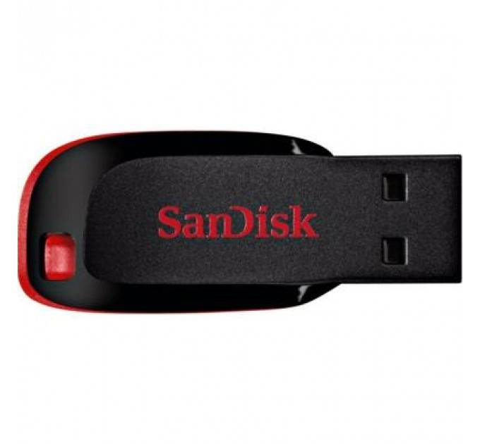 USB флеш накопичувач SanDisk 64GB Cruzer Blade Black/red USB 2.0 (SDCZ50-064G-B35)