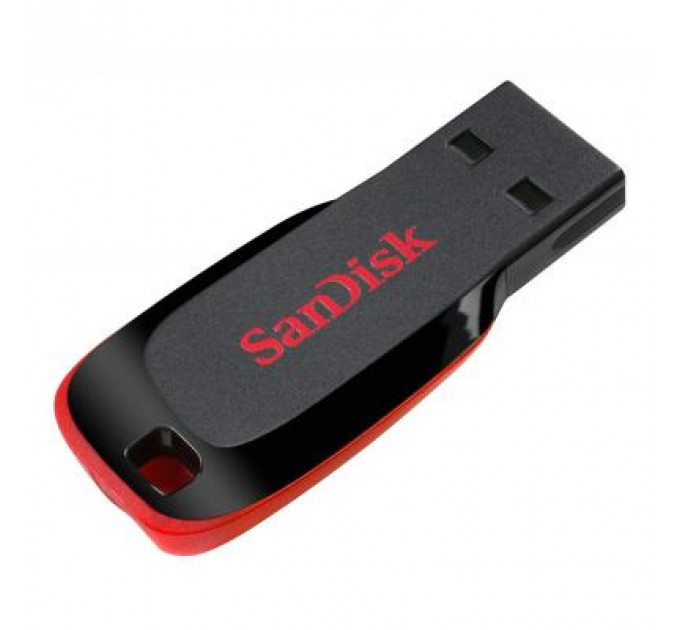 USB флеш накопичувач SanDisk 64GB Cruzer Blade Black/red USB 2.0 (SDCZ50-064G-B35)