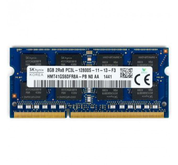 Модуль пам'яті для ноутбука SoDIMM DDR3L 8GB 1600 MHz Oem Hynix (HMT41GS6DFR8A-PB)