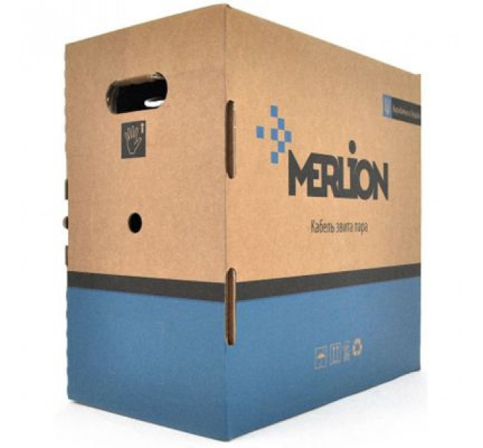 Кабель мережевий Merlion FTP 305м КНПЭ 4*2*0,54, cat.6, зовнішній [СCA] (09179)