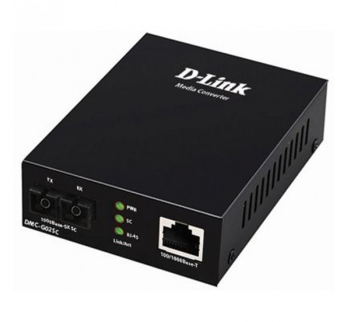 Медіаконвертер D-Link DMC-G02SC