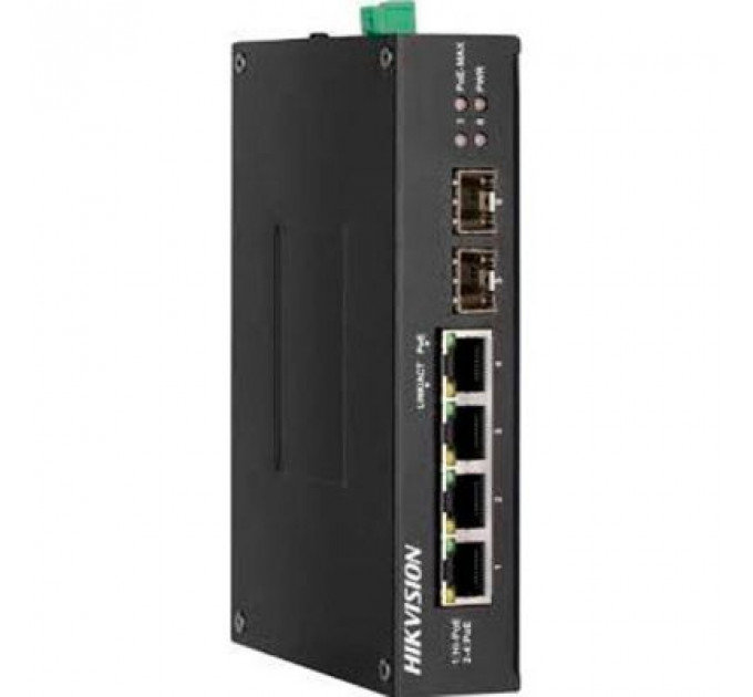 Комутатор мережевий Hikvision DS-3T0506HP-E/HS
