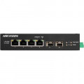 Комутатор мережевий Hikvision DS-3T0506HP-E/HS