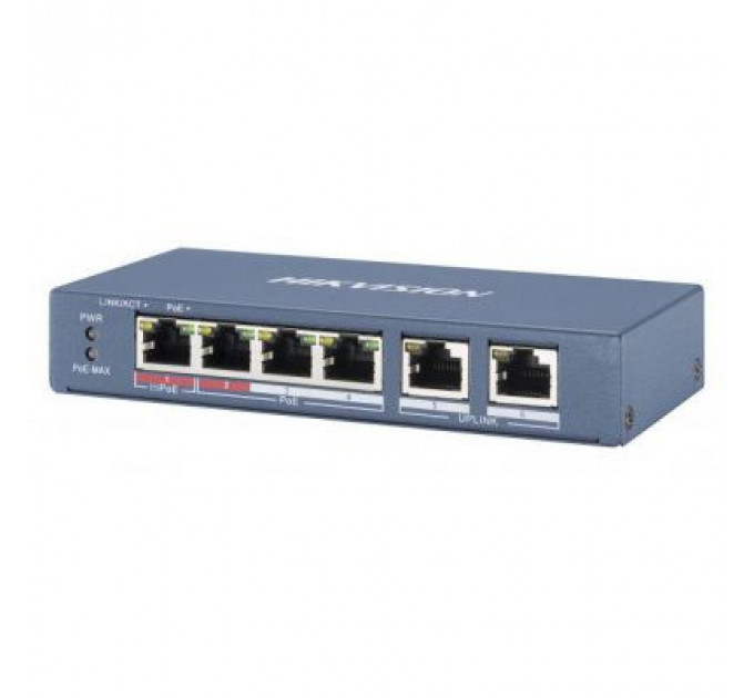 Комутатор мережевий Hikvision DS-3E0106HP-E