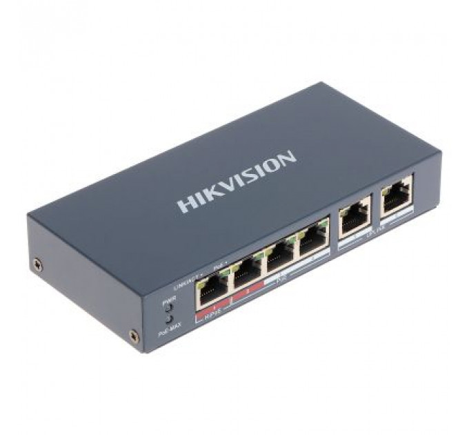 Комутатор мережевий Hikvision DS-3E0106HP-E