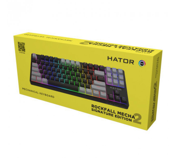 Клавіатура Hator Rockfall 2 Mecha Signature Edition USB Black/Gray (HTK-520-BBG)