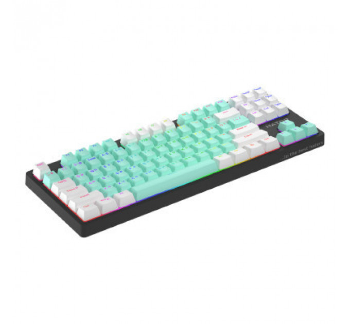 Клавіатура Hator Rockfall 2 Mecha Signature Edition USB Black/Mint/White (HTK-520-BMW)