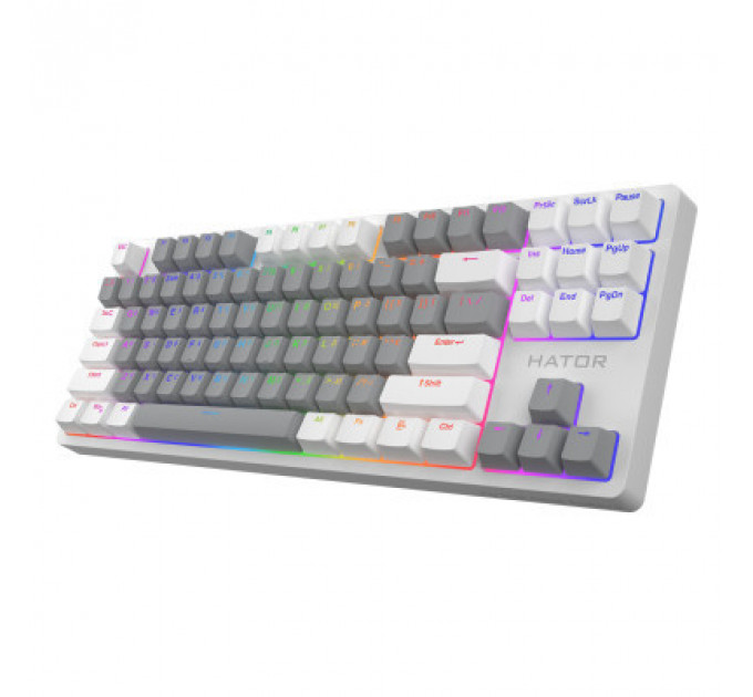 Клавіатура Hator Rockfall 2 Mecha Signature Edition USB White/Grey/White (HTK-521-WGW)