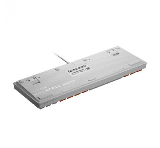 Клавіатура Hator Rockfall 2 Mecha Signature Edition USB White/White/Orange (HTK-521-WWO)