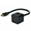 Digitus Кабель мультимедійний HDMI F to 2xHDMI M Digitus (AK-330400-002-S)