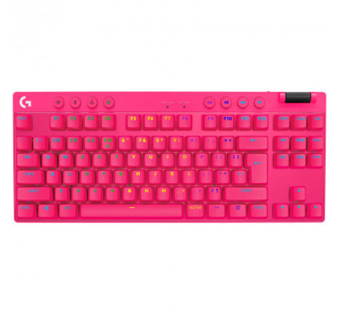 Клавіатура Logitech G PRO X TKL Lightspeed Tactile USB UA Magenta (920-012159)