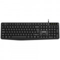 Клавіатура Canyon KB-1 Water resistant USB UA Black (CNE-CKEY01)