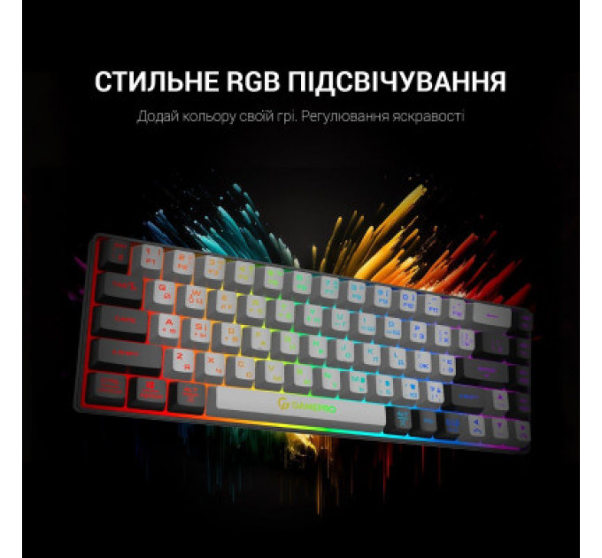 Клавіатура GamePro GK935 Wireless LED Black (GK935)