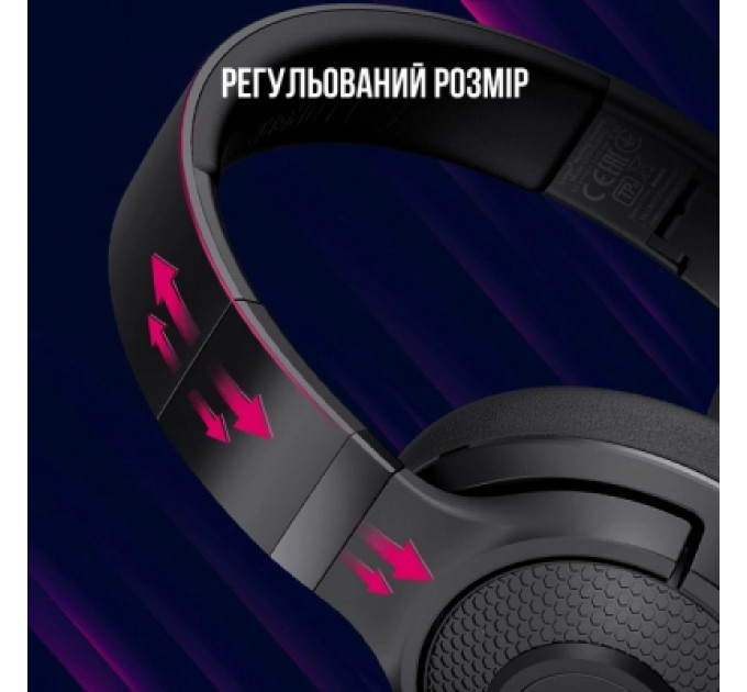 Навушники Lorgar Noah 500 Wireless Gaming Black (LRG-GHS500)