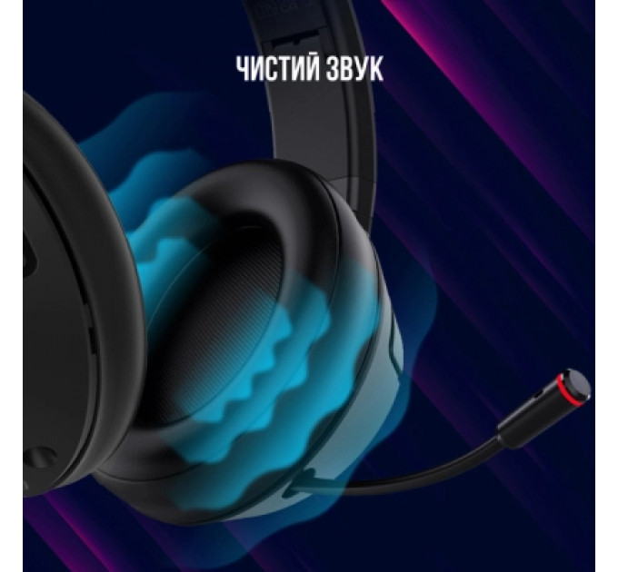 Навушники Lorgar Noah 500 Wireless Gaming Black (LRG-GHS500)