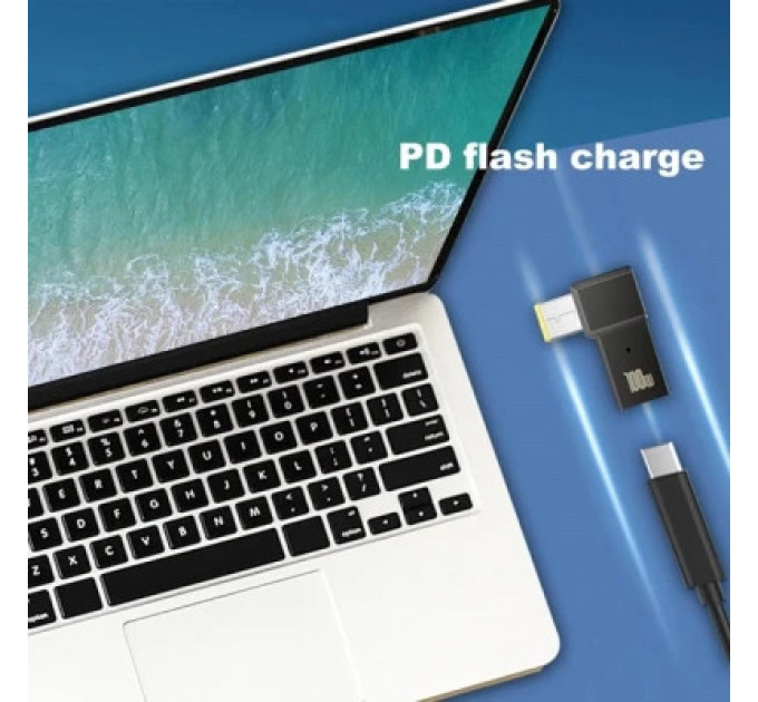 Перехідник PD 100W USB-C F to DC Male Jack square mouth Lenovo Thinkpad ST-Lab (PD100W-Lenovo)