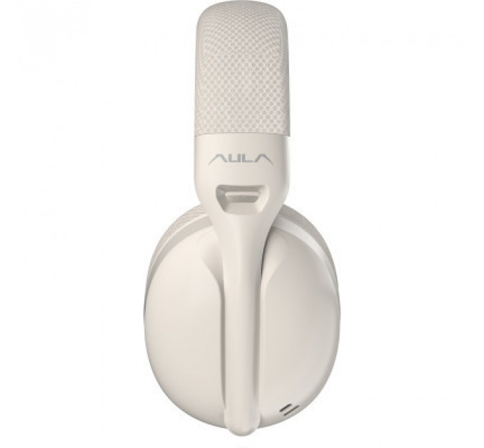 Навушники Aula S6 - 3 in 1 Wired/2.4G Wireless/Bluetooth Milk Tea (6948391235578)