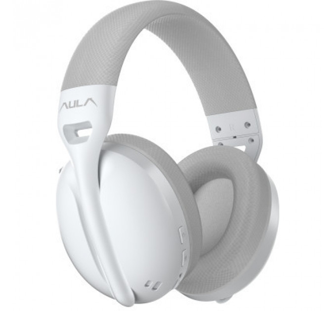 Навушники Aula S6 - 3 in 1 Wired/2.4G Wireless/Bluetooth White (6948391235561)
