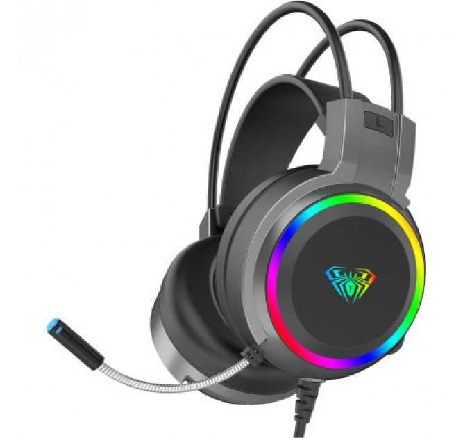 Навушники Aula S608 Wired Gaming Headset 3.5mm*2 + USB Black (6948391235509)