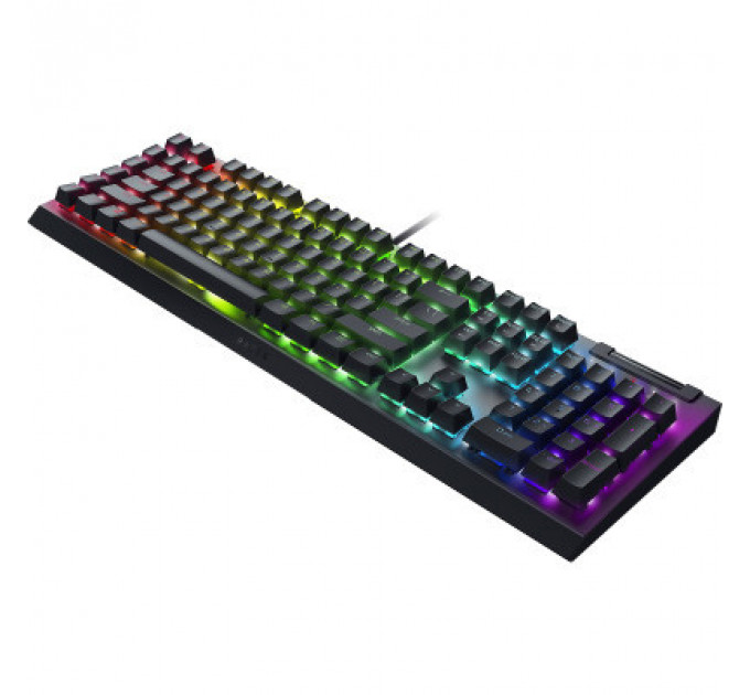 Клавіатура Razer BlackWidow V4 X Yellow Switch USB RU Black (RZ03-04702500-R3R1)