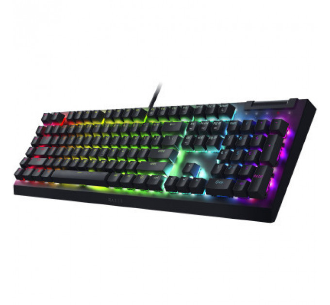 Клавіатура Razer BlackWidow V4 X Yellow Switch USB RU Black (RZ03-04702500-R3R1)