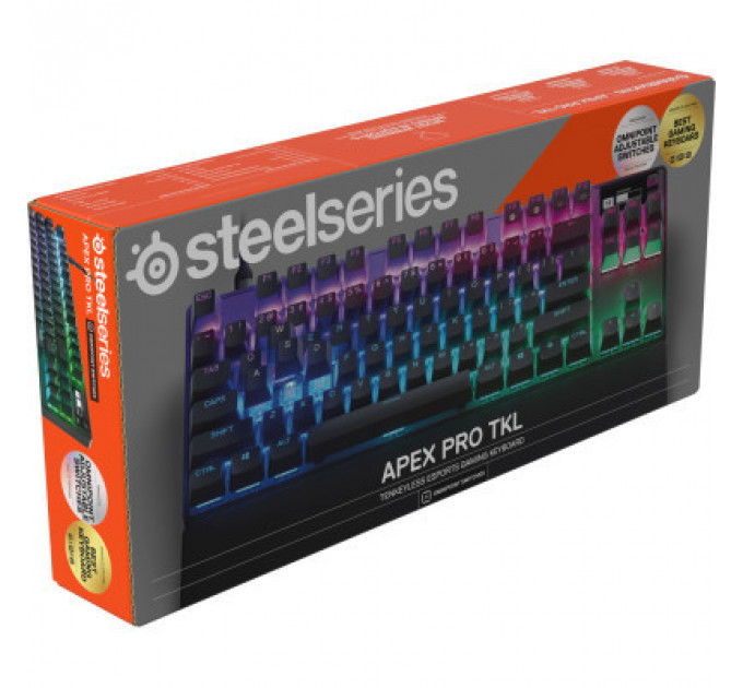 Клавіатура SteelSeries Apex Pro TKL 2023 USB UA Black (64856)