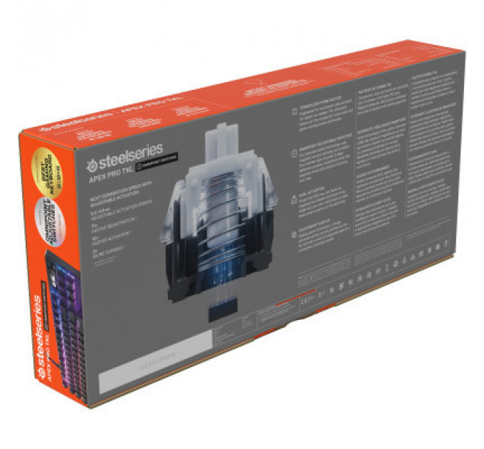 Клавіатура SteelSeries Apex Pro TKL 2023 USB UA Black (64856)