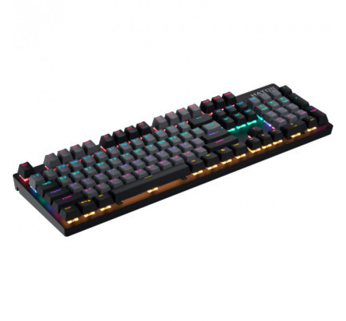 Клавіатура Hator Starfall Rainbow Origin Blue USB Grey/Black (HTK-609-BGB)