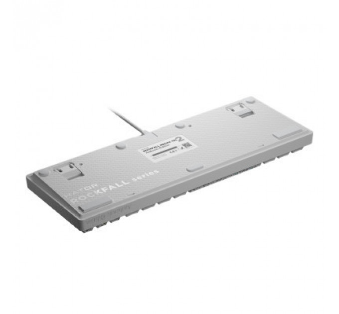 Клавіатура Hator Rockfall 2 Mecha TKL Authentic Edition Aurum Milky Way Silent USB White (HTK-531)