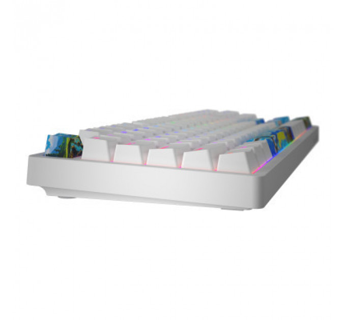 Клавіатура Hator Rockfall 2 Mecha TKL Authentic Edition Aurum Milky Way Silent USB Fighting Cats (HTK-532)