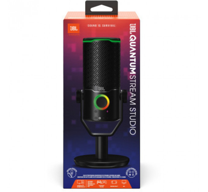 Мікрофон JBL Quantum Stream Studio (JBLSTRMSTUDIOBLK)