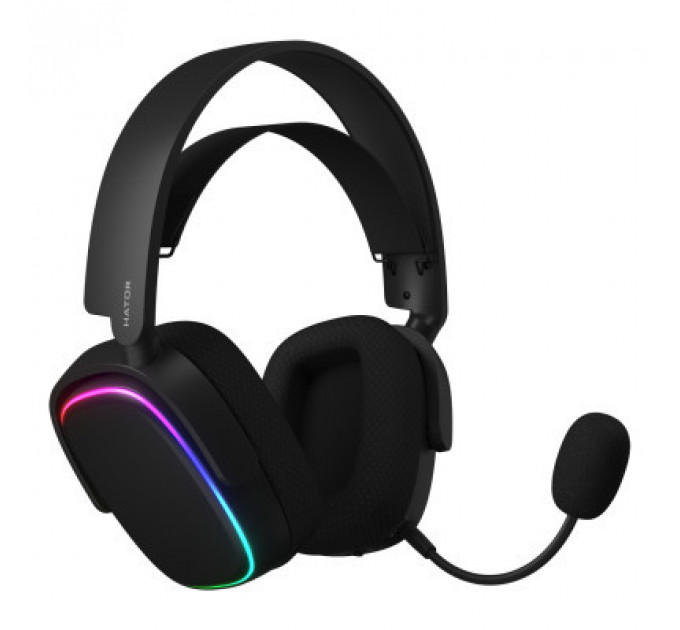 Навушники Hator Phoenix 7.1 RGB + Stellar Pro Black (НТR-001)