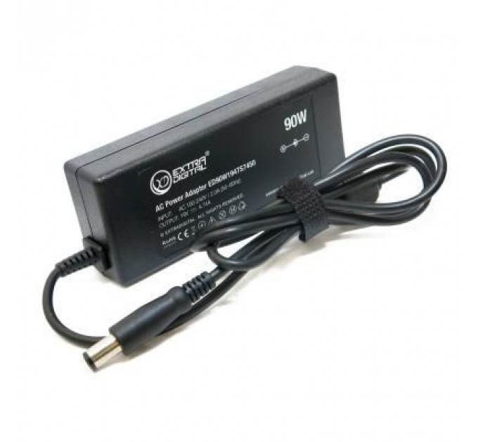 Блок живлення до ноутбуку Extradigital HP 19V, 4.74A, 90W (7.4x5.0) (PSH3808)