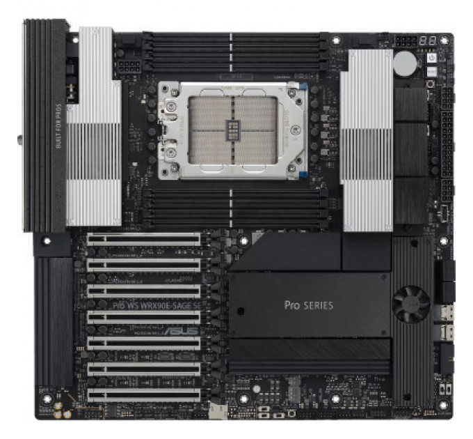 Серверна материнська плата ASUS PRO WS WRX90E-SAGE SE sTR5 WRX90 8xDDR5 M.2 EEB (90MB1FW0-M0EAY0)