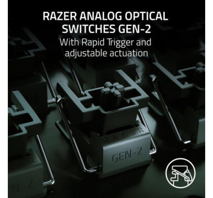 Клавіатура Razer Huntsman V3 Pro USB UA Black (RZ03-04970100-R3M1)