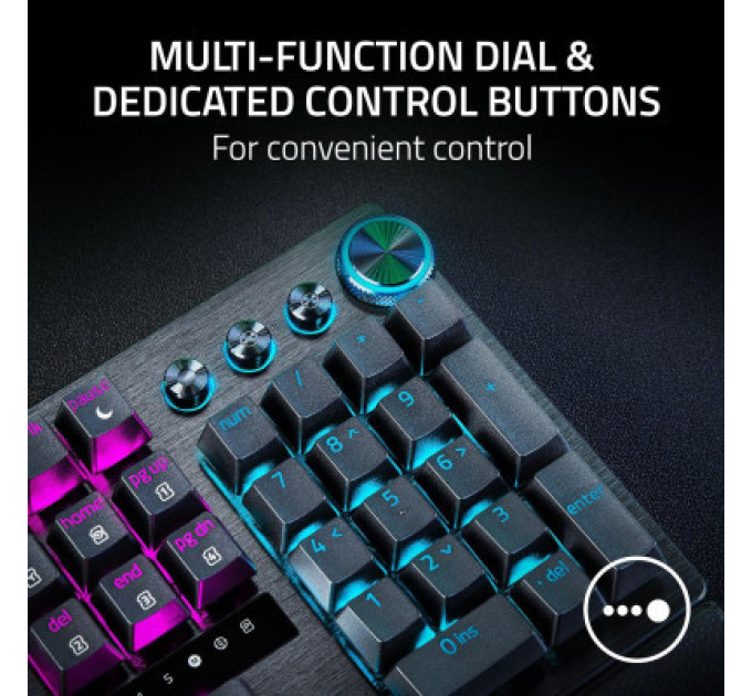 Клавіатура Razer Huntsman V3 Pro USB UA Black (RZ03-04970100-R3M1)