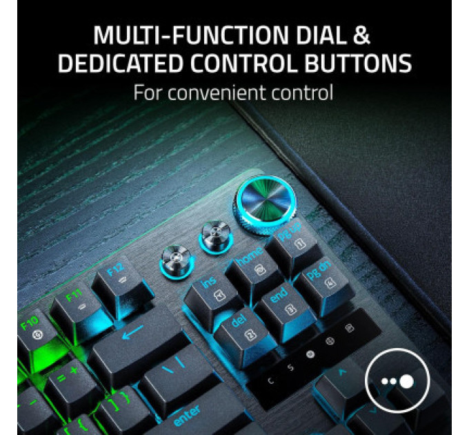 Клавіатура Razer Huntsman V3 Pro TKL USB UA Black (RZ03-04980100-R3M1)