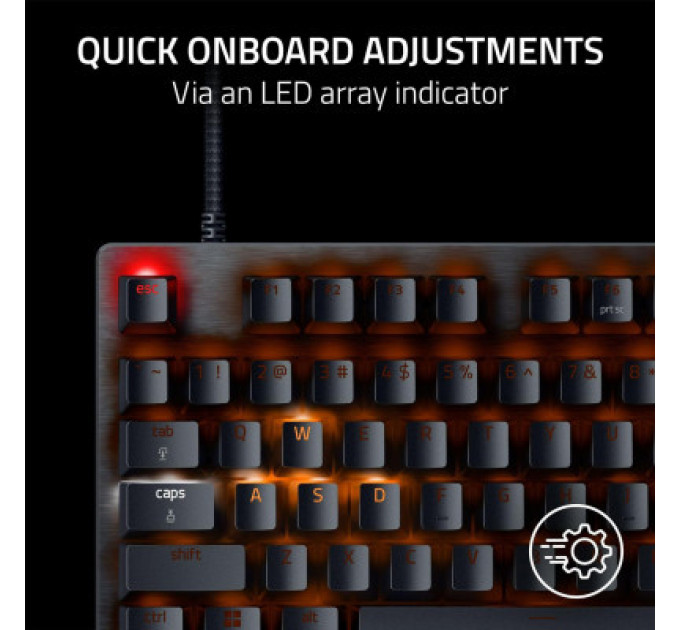Клавіатура Razer Huntsman V3 Pro TKL USB UA Black (RZ03-04980100-R3M1)