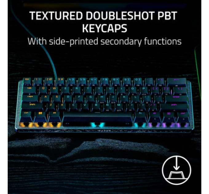 Клавіатура Razer Huntsman V3 Pro Mini USB UA Black (RZ03-04990100-R3M1)