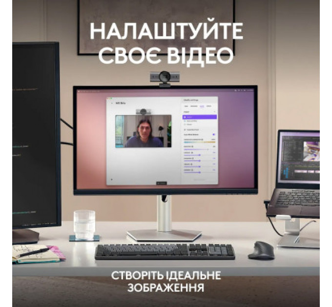 Веб-камера Logitech MX Brio 4K Graphite (960-001559)