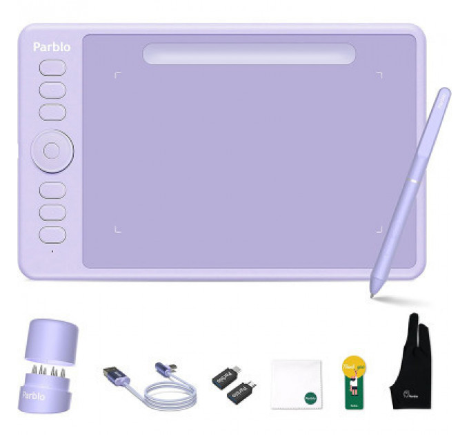 Графічний планшет Parblo Intangbo S Violet (INTANGBOSP)