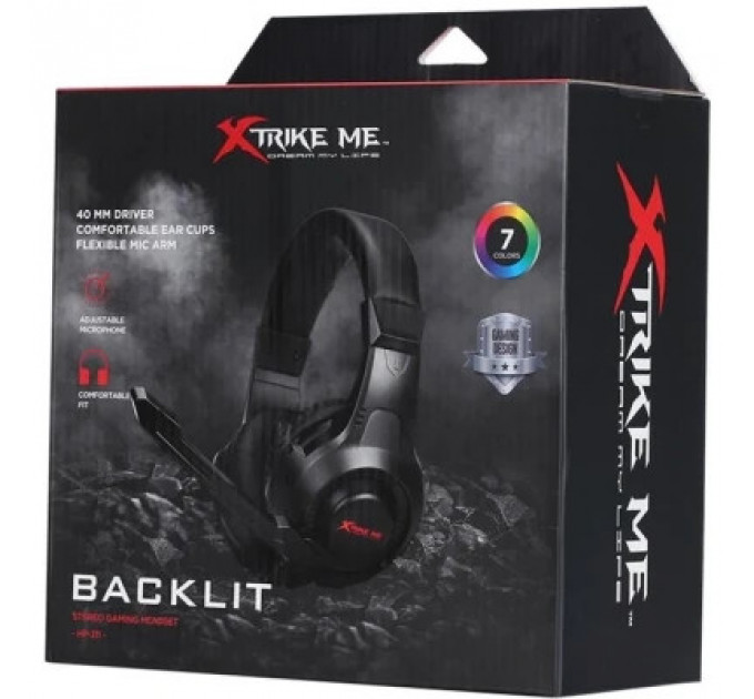 Навушники Xtrike ME HP-311 Rainbow Black (HP-311)