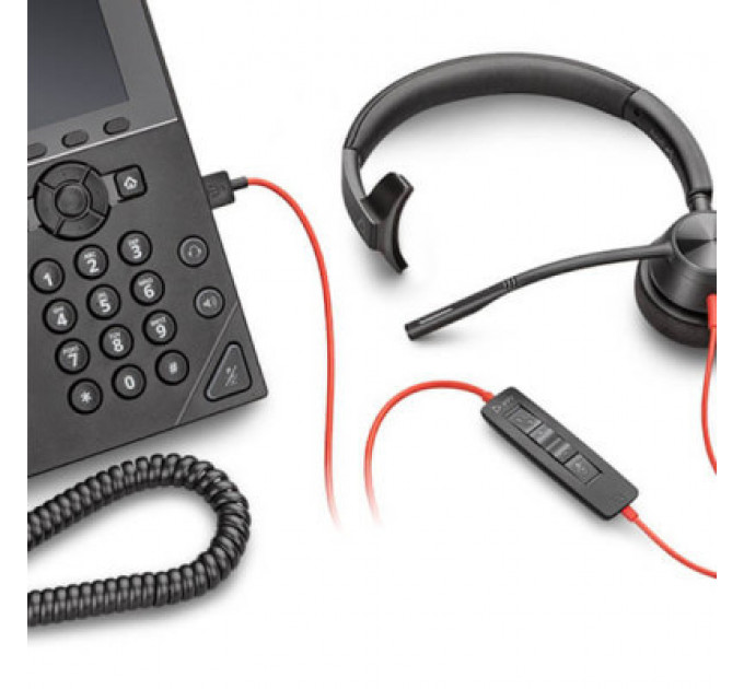 Навушники Poly Blackwire 3310-M USB-A/C (8X216AA)