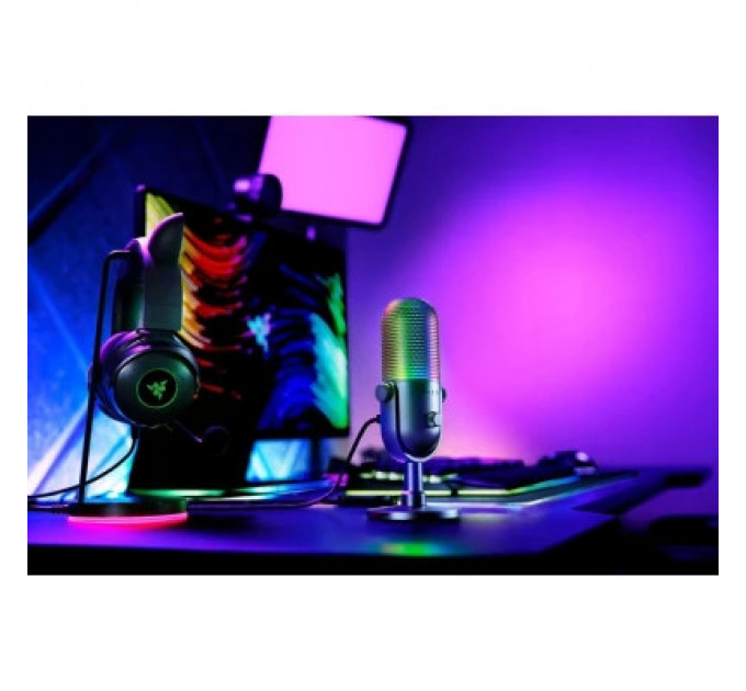 Мікрофон Razer Seiren V3 Chroma Quartz (RZ19-05060300-R3M1)