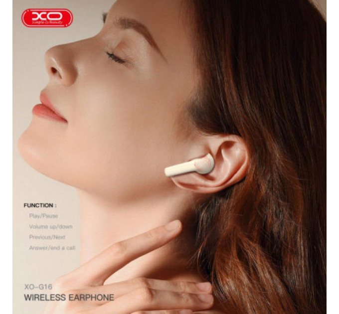 Навушники XO G16 ENC White (XO-G16WH)